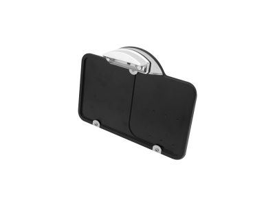 683061 - HKC Moon License Plate Base Plate Germany 200x220mm, Including License Plate Light Black