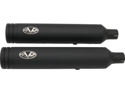 922013 - V-Performance Double Slip-On Muffler Set Endcap Double Ring Black Cera...