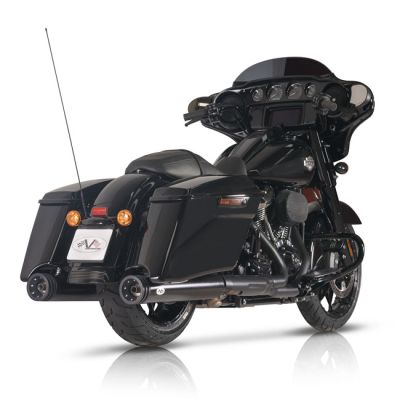 708811 - V-Performance V Performance, 114mm Double Ring slip-on mufflers. Black...