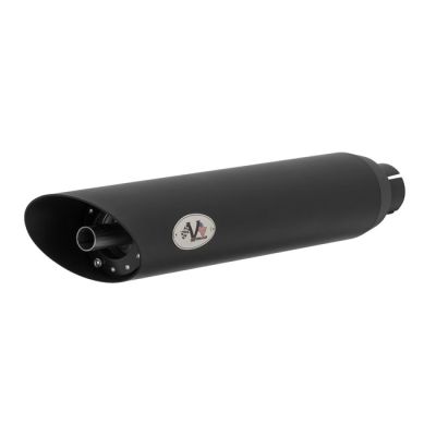 708819 - V-Performance V Performance, 80mm Slash Cut slip-on mufflers. Black