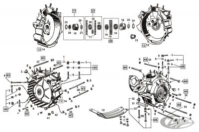 760020 - Eastern RH crankcase bushing BT40-48 +.002"
