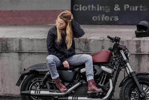 Clothing & Parts offers